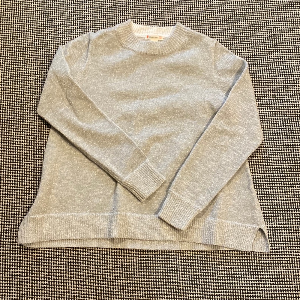 Sparkley crew cuts sweater crew neck style